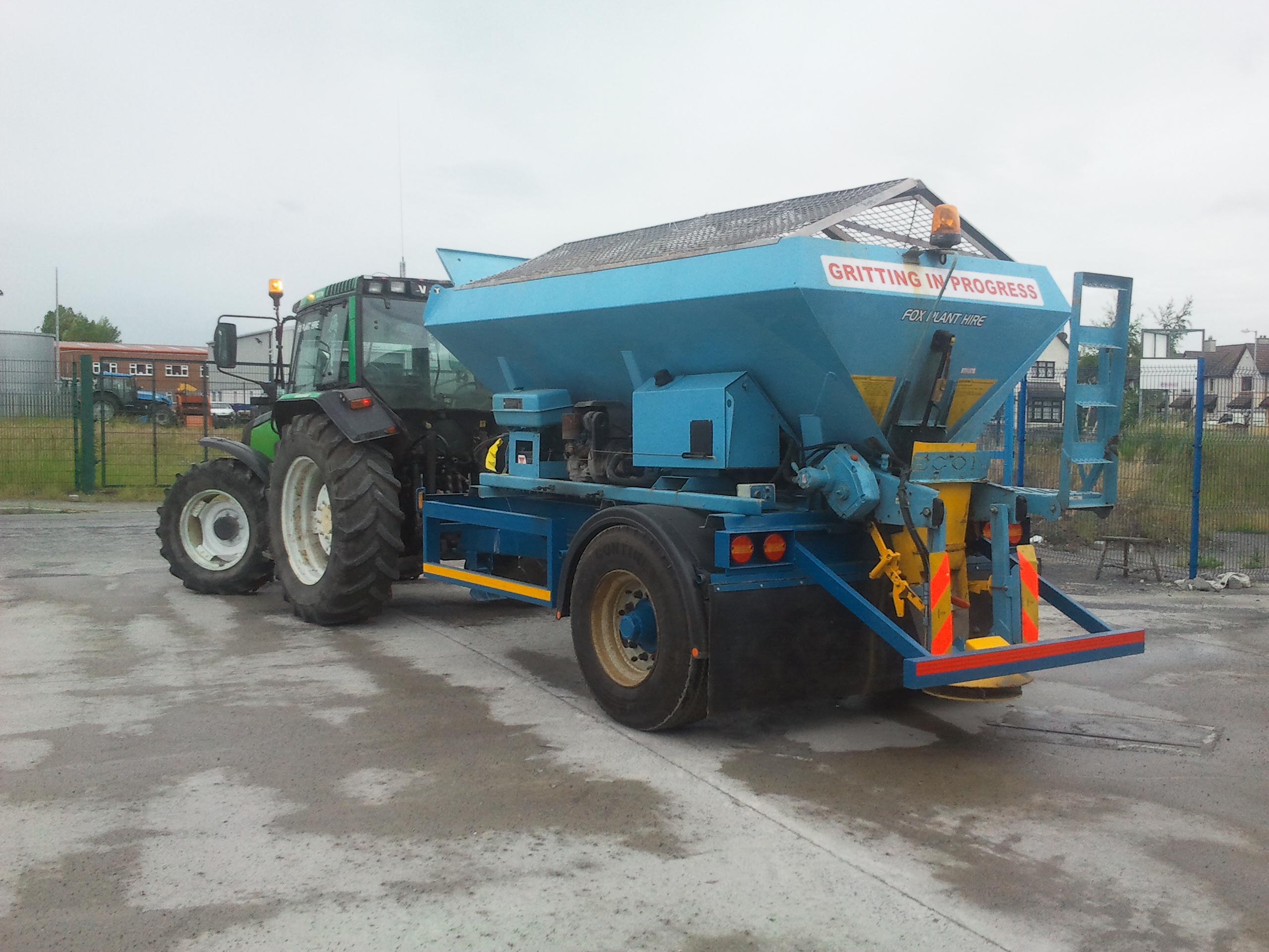 tractor towed gritter